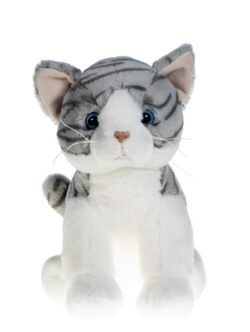 16" Grey Tabby Cat
